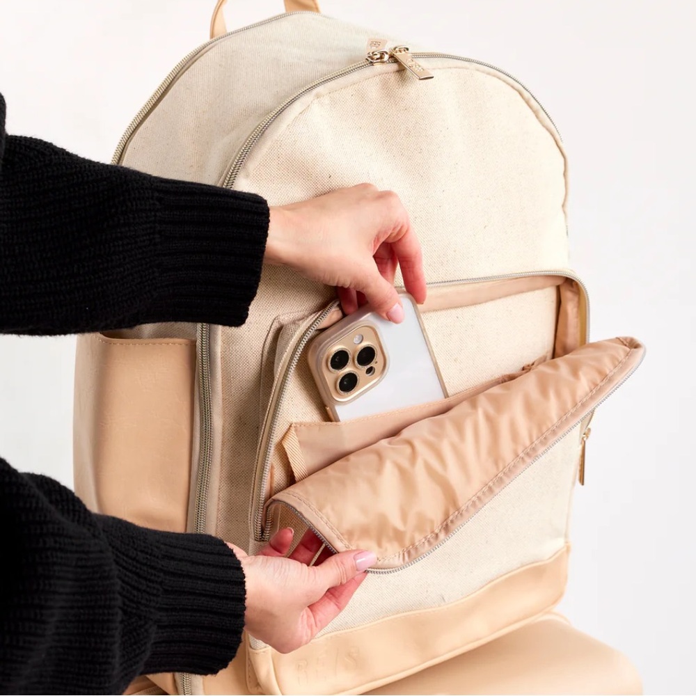 Béis THE BACKPACK in Beige